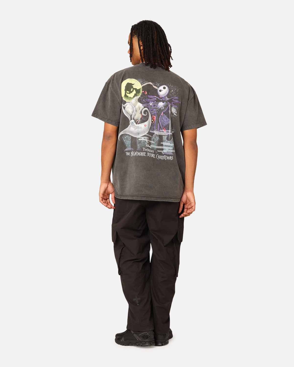 Goat Crew X The Nightmare Before Christmas Group Heavyweight Vintage T-Shirt Black Wash