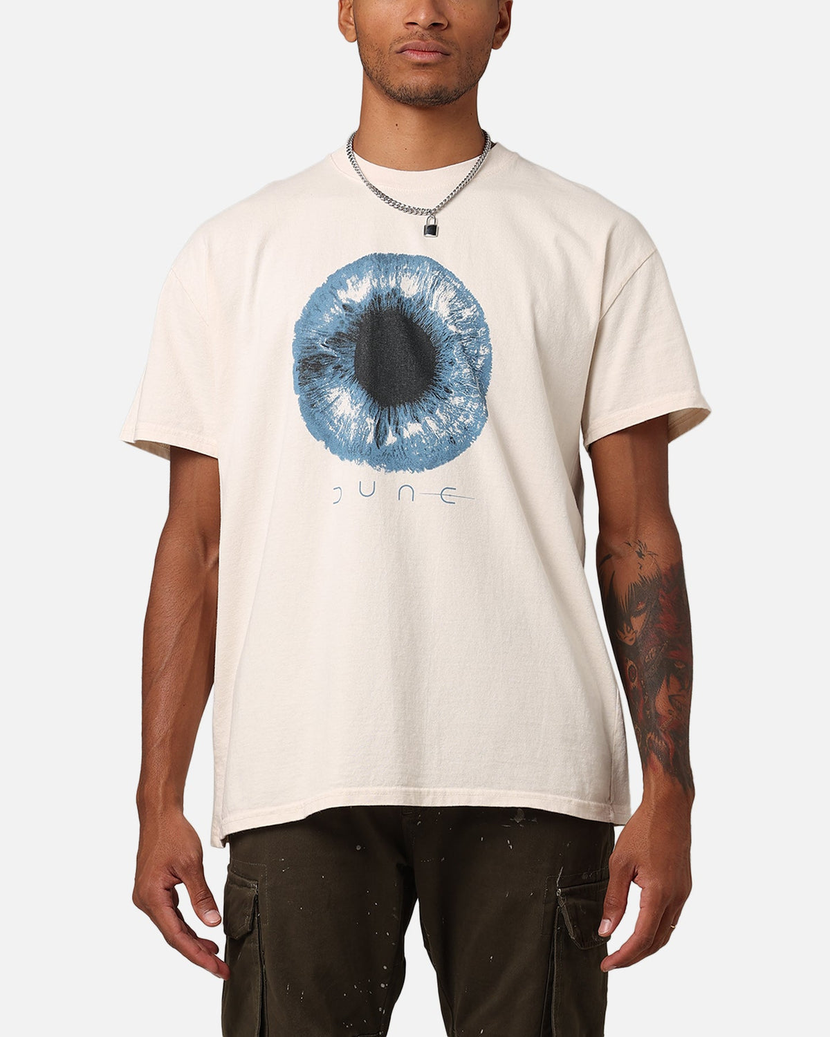 Goat Crew X Dune Fear Heavyweight T-Shirt Off White