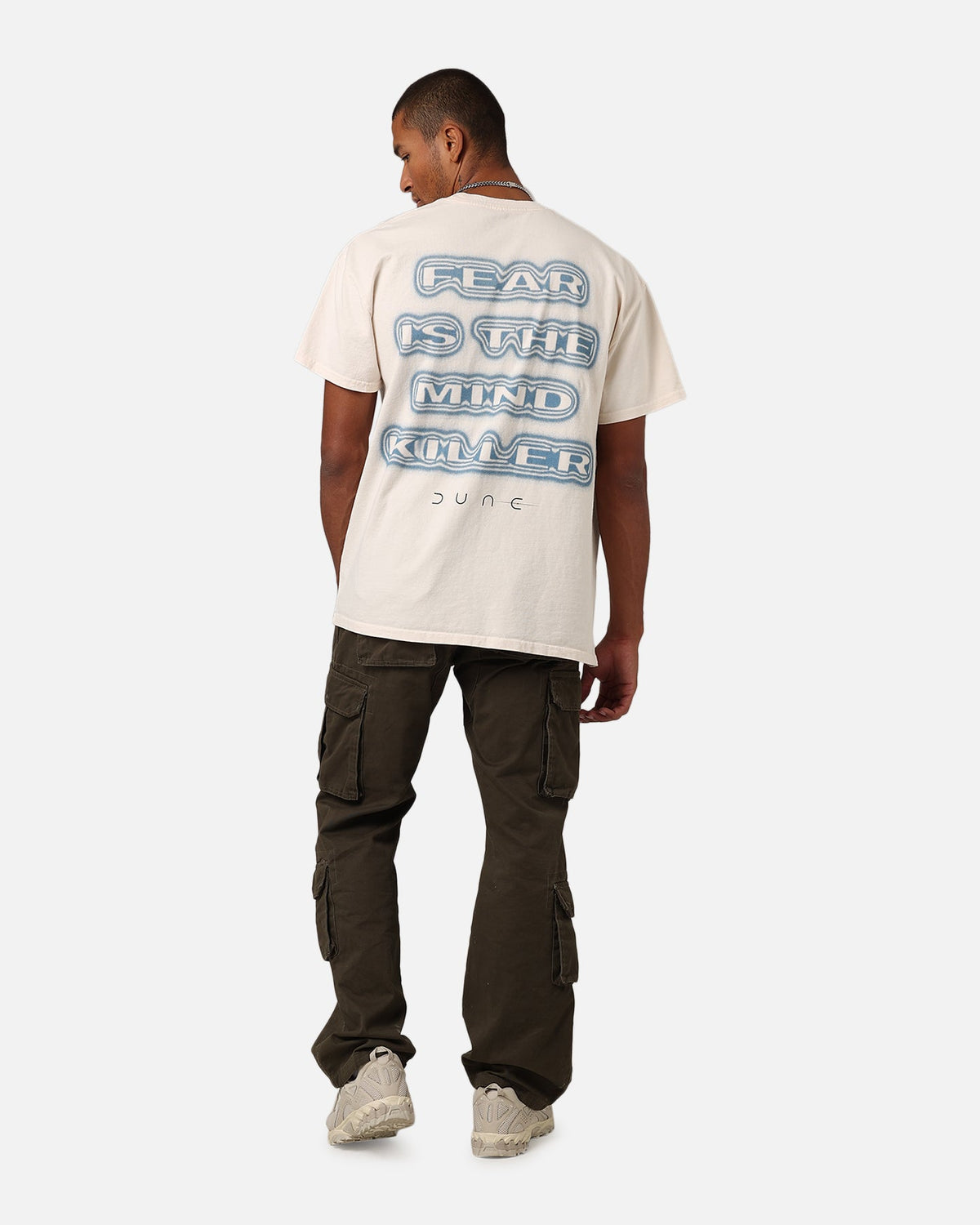 Goat Crew X Dune Fear Heavyweight T-Shirt Off White