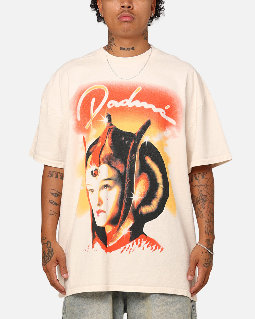 Star Wars Padm茅 Heavyweight T-Shirt Off White