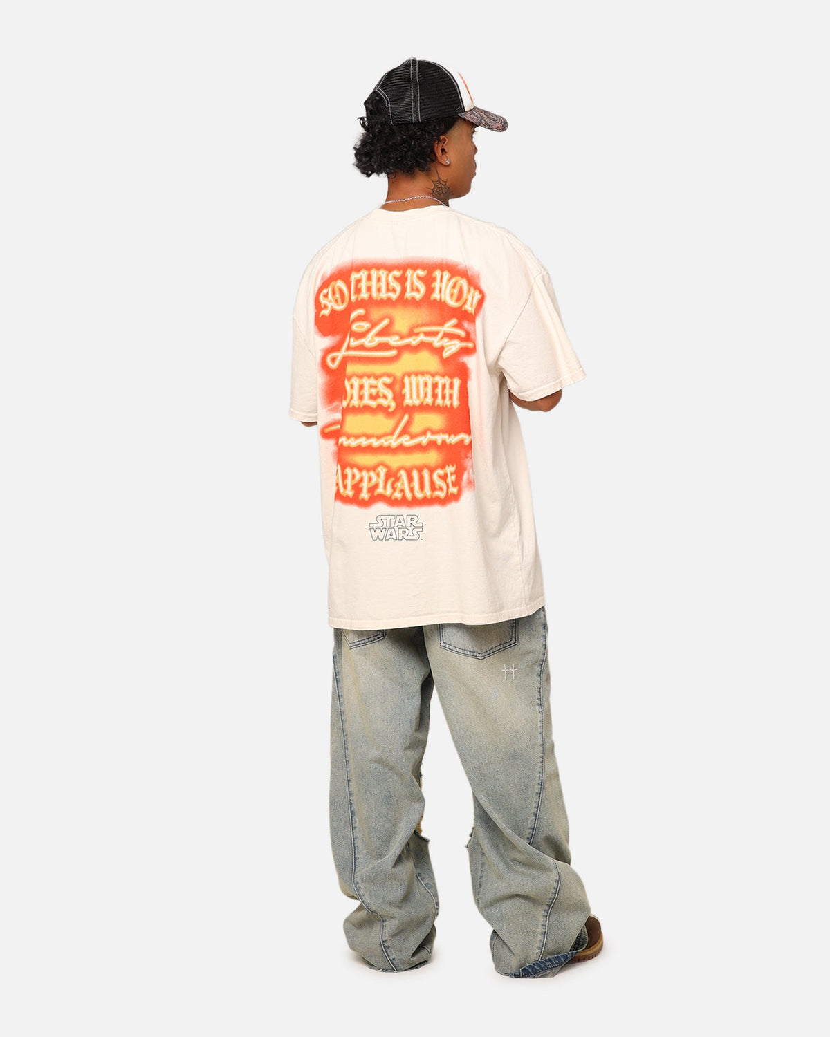 Star Wars Padm茅 Heavyweight T-Shirt Off White
