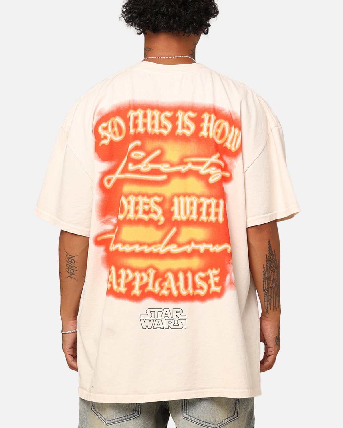 Star Wars Padm茅 Heavyweight T-Shirt Off White