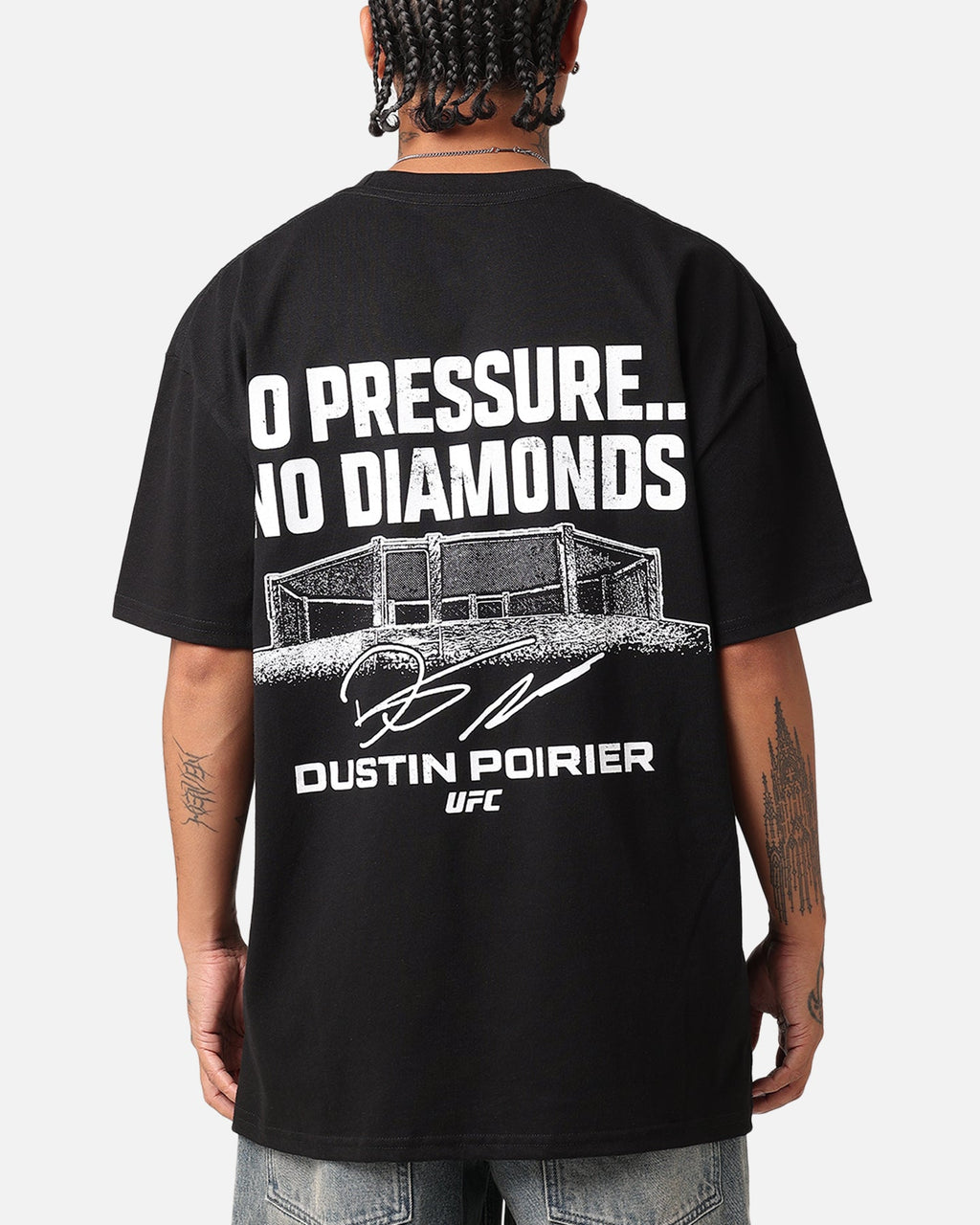 UFC By Culture Kings Dustin Poirier Heavy T-Shirt Black