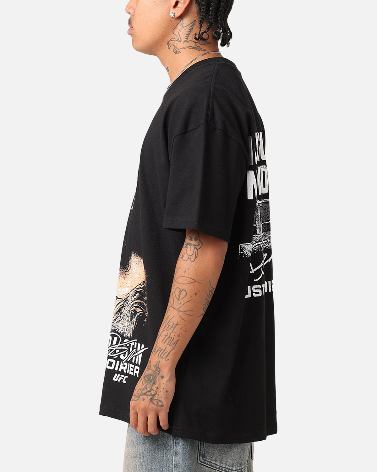 UFC By Culture Kings Dustin Poirier Heavy T-Shirt Black