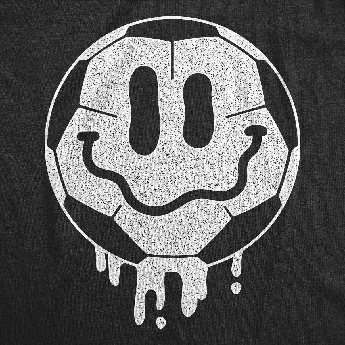 Dripping Soccer Ball Smile Men's T Shirt