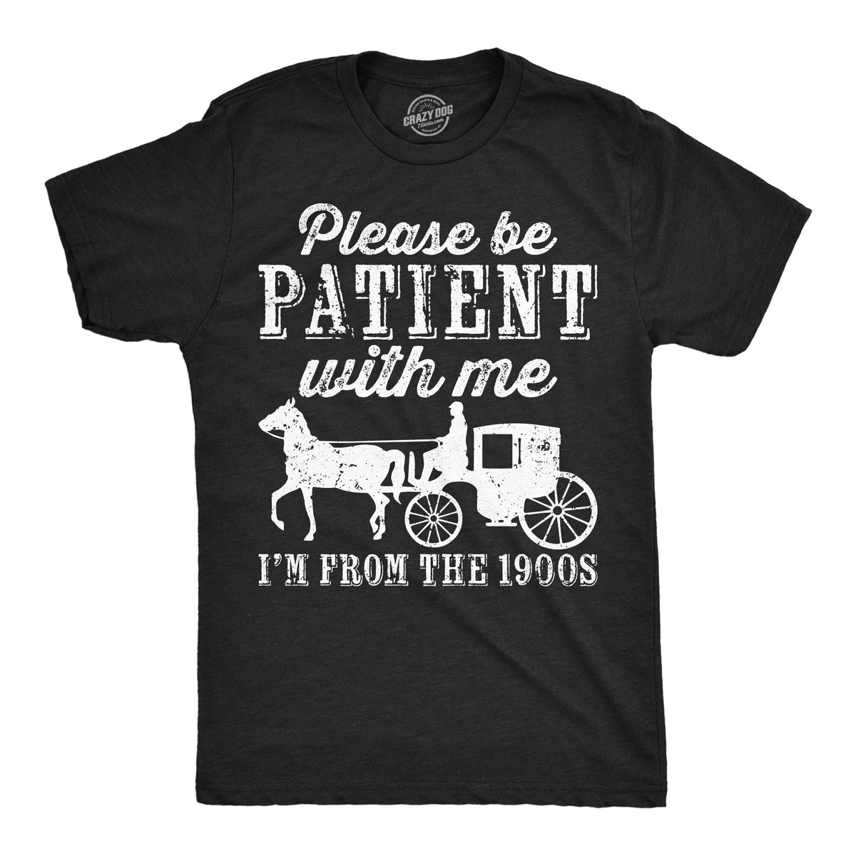 Please be Patient with me Im From the 1900s Horse Drawn Carriage Men's T Shirt