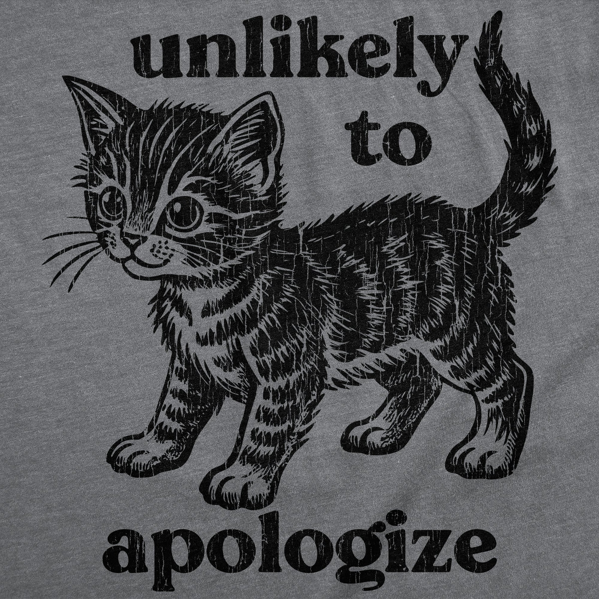 Unlikely To Apologize Men's T Shirt