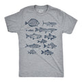 Vintage Fish With Names Men's T Shirt