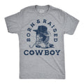 Born And Raised Cowboy Men's T Shirt