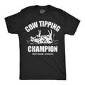 Cow Tipping Champion Men's T Shirt