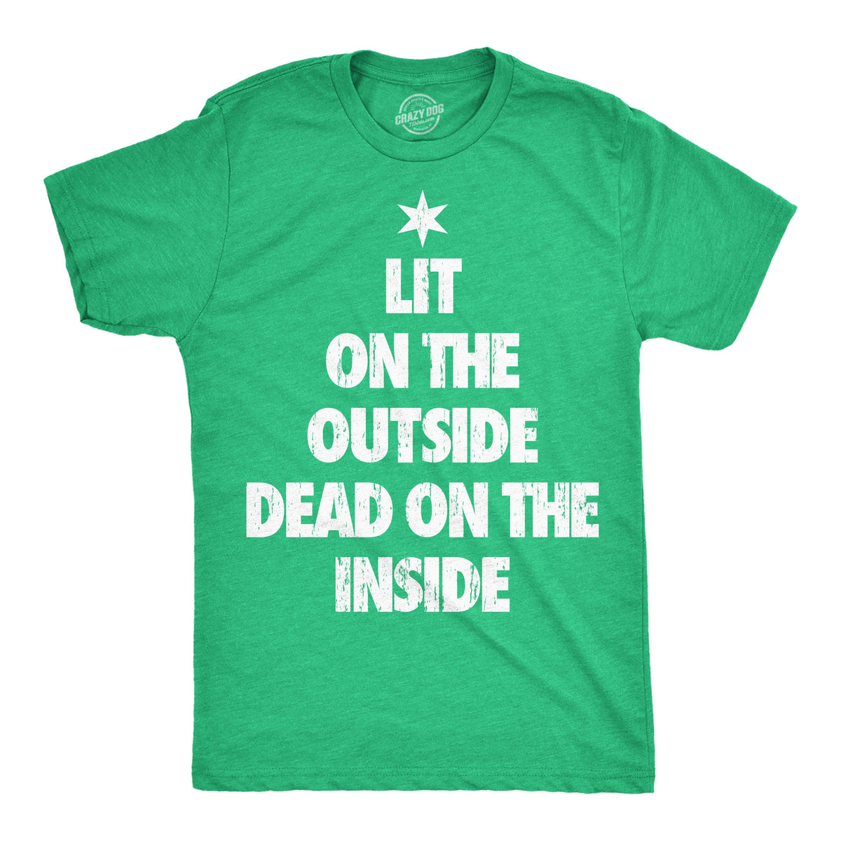Lit On The Outside Dead On The Inside Men's T Shirt
