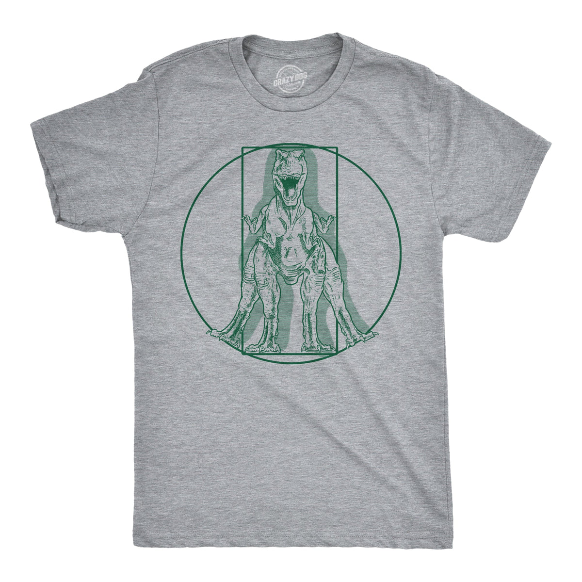 Virtruvian T Rex Men's T Shirt