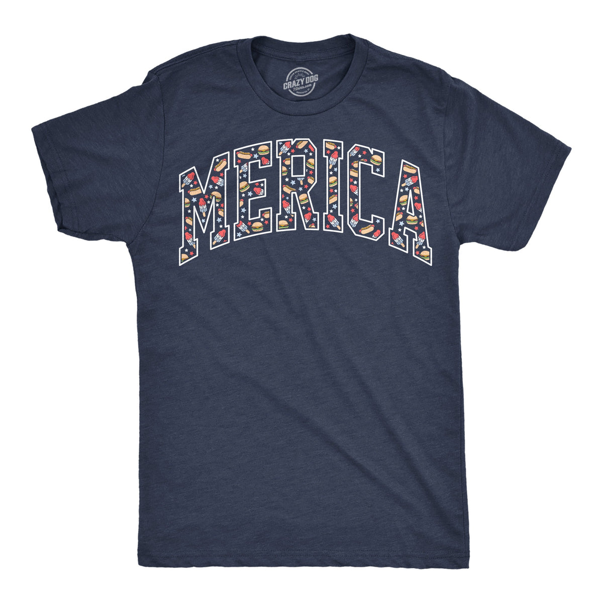 Merica Text Food Men's T Shirt
