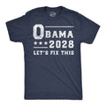 Obama 2028 Lets Fix This Men's T Shirt