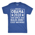 Obama 2028 Since Rules Dont Exist Anymore Men's T Shirt