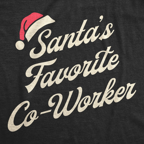 Santas Favorite Coworker Men's T Shirt