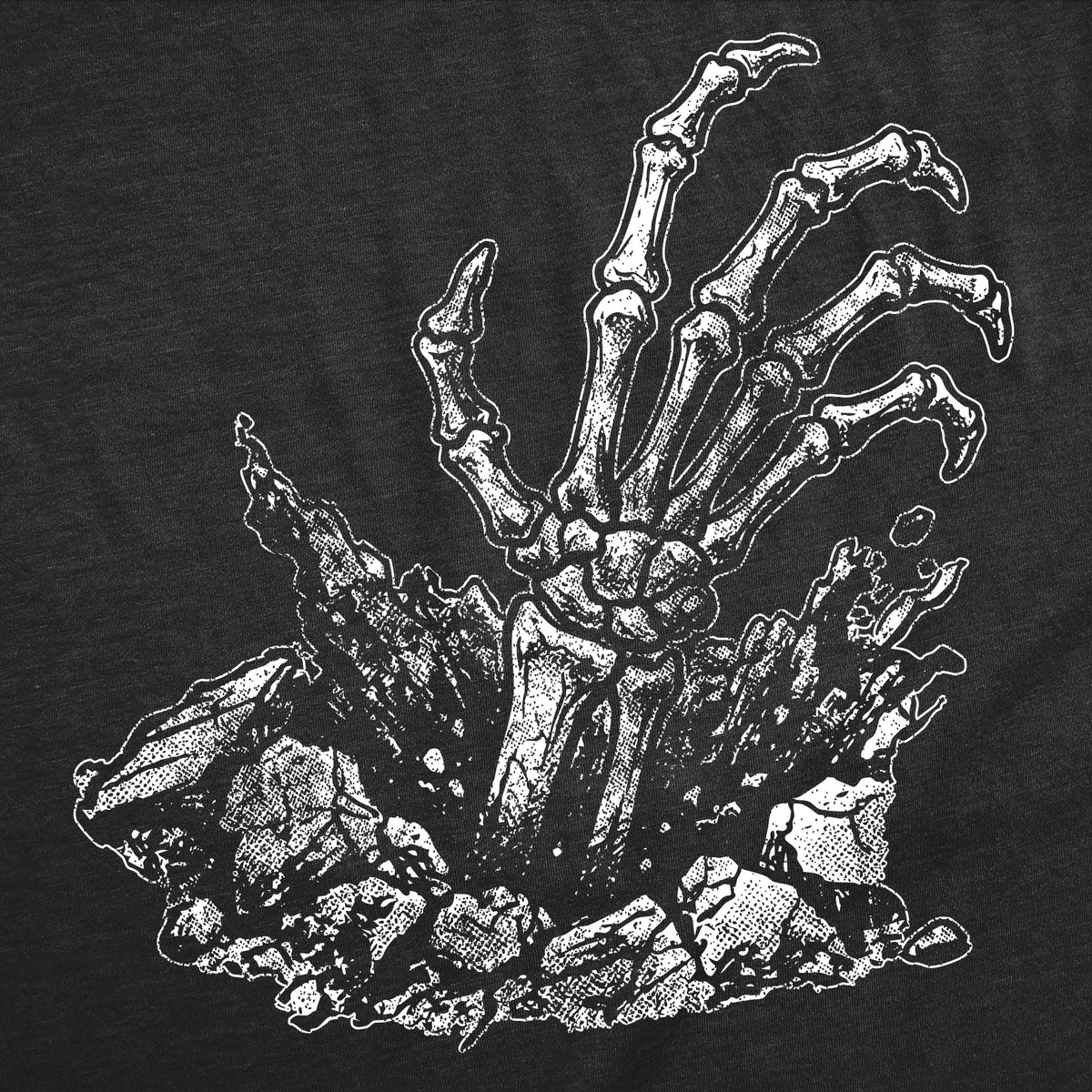 Skeleton Hand Ground Men's T Shirt