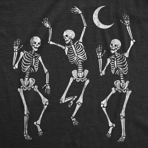 Skeletons Dancing Under Moon Men's T Shirt