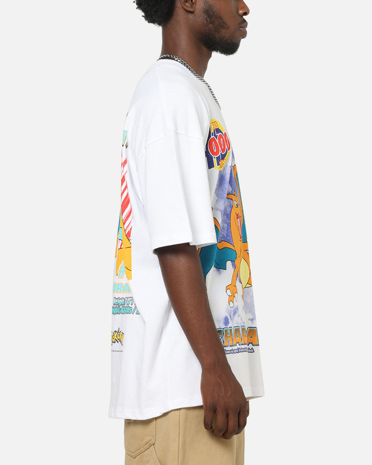 The Pok茅mon Collection By 73Studio Charizard T-Shirt White