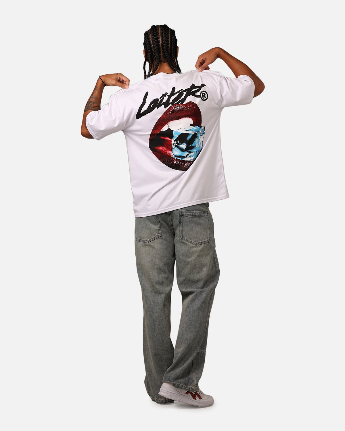 Loiter Cold Lips T-Shirt White