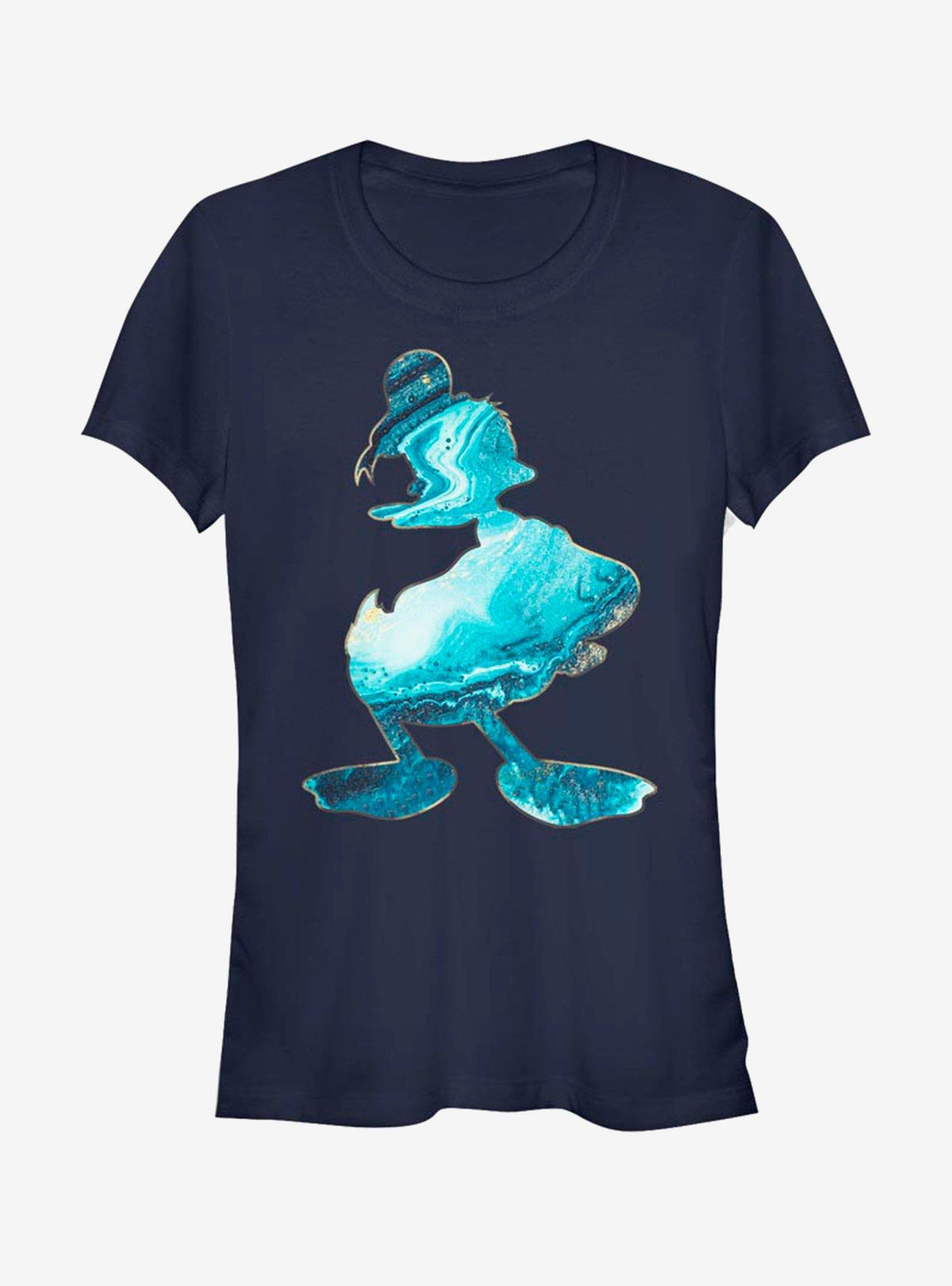 Disney Donald Duck Poured Donald Art Girls T-Shirt