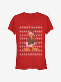 Disney Donald Duck Holiday Sweater Classic Girls T-Shirt