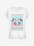 Disney Mickey Mouse & Minnie Mouse Holiday Sweater Girls T-Shirt