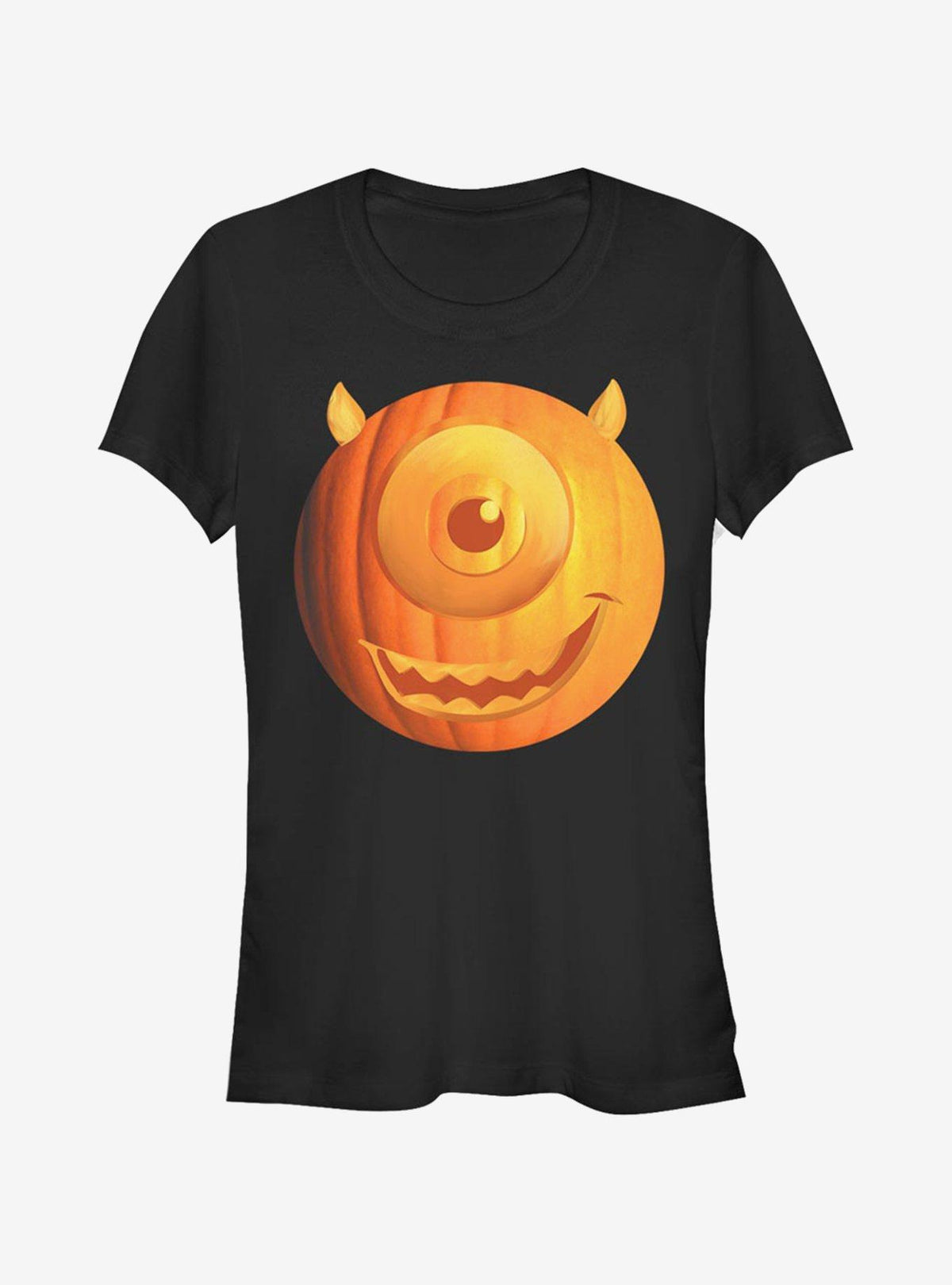 Disney Pixar Monsters University Pumpkin Mike Girls T-Shirt