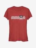 Disney Mickey Mouse Mickey Checkers Girls T-Shirt