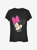Disney Minnie Mouse Minnie Big Face Girls T-Shirt