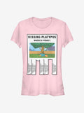 Disney Phineas And Ferb Missing Platypus Girls T-Shirt