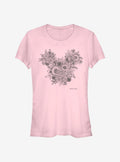 Disney Mickey Mouse Mickey Foliage Girls T-Shirt
