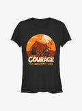 Cartoon Network Courage the Cowardly Dog Cowardly Haunt Girls T-Shirt