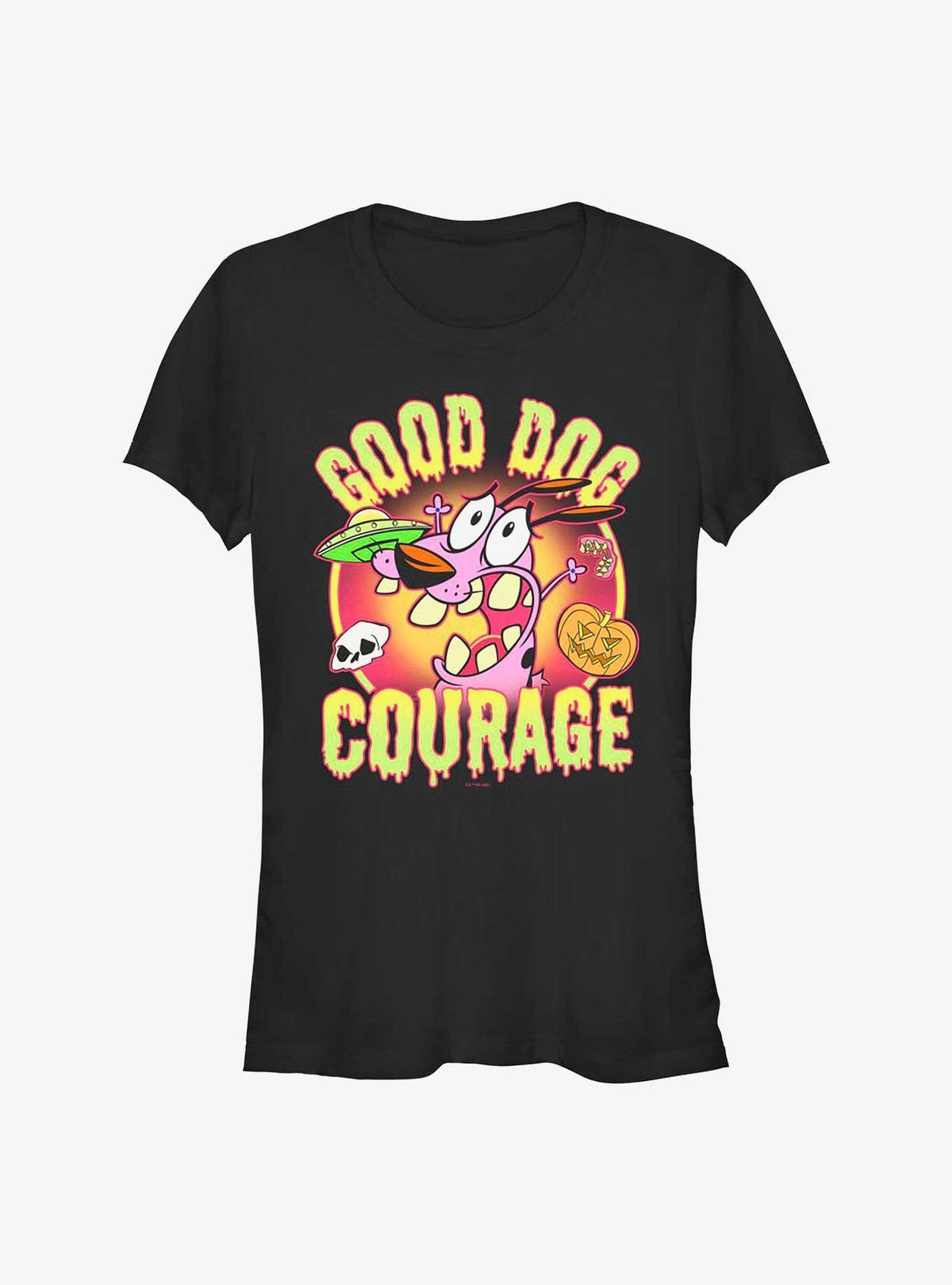 Cartoon Network Courage the Cowardly Dog Good Courage Girls T-Shirt