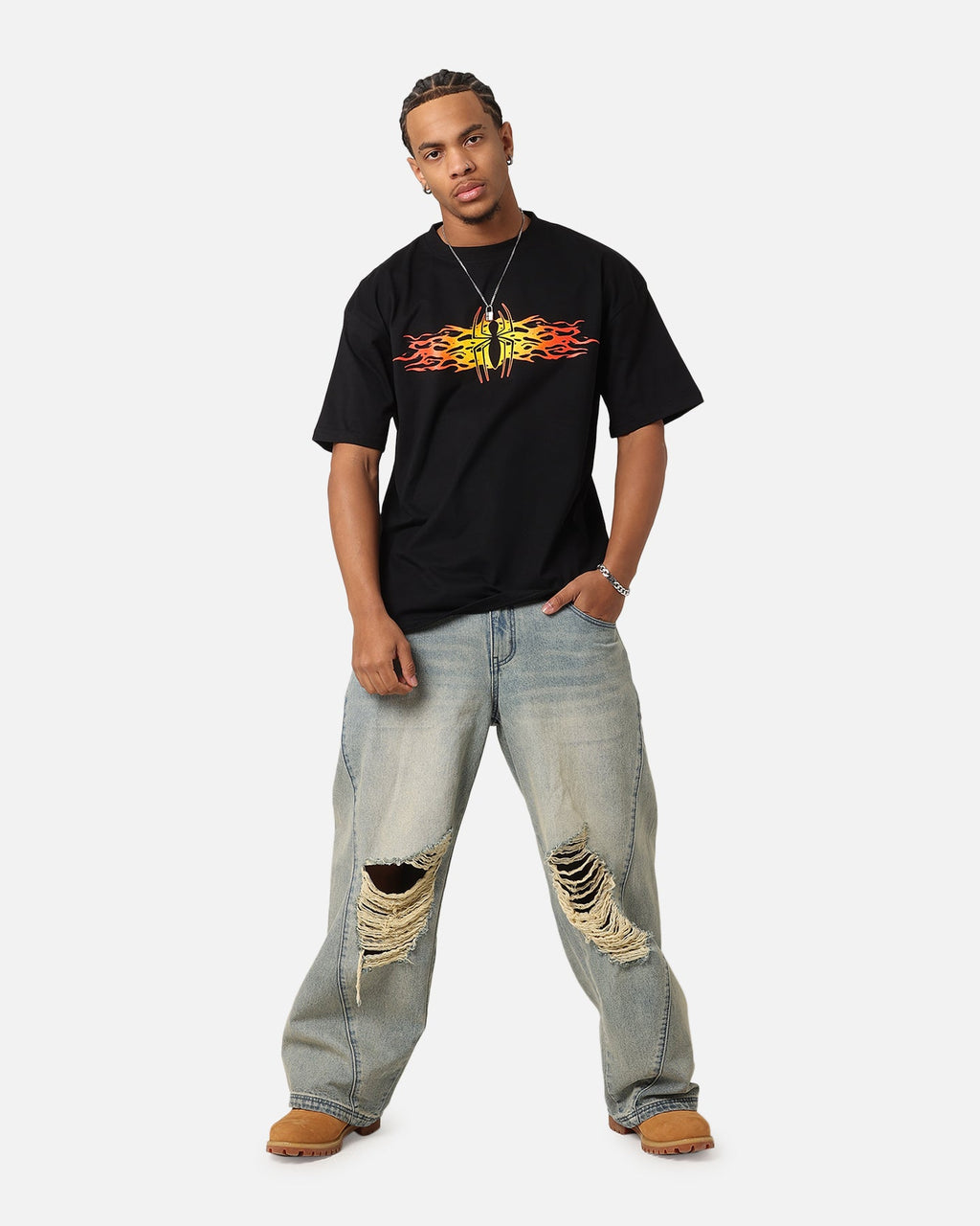 73Studio Marvel Spider-Man Y2K Spidey T-Shirt Black