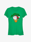 Disney Donald Duck Travieso Naughty In Spanish Holiday Girls T-Shirt