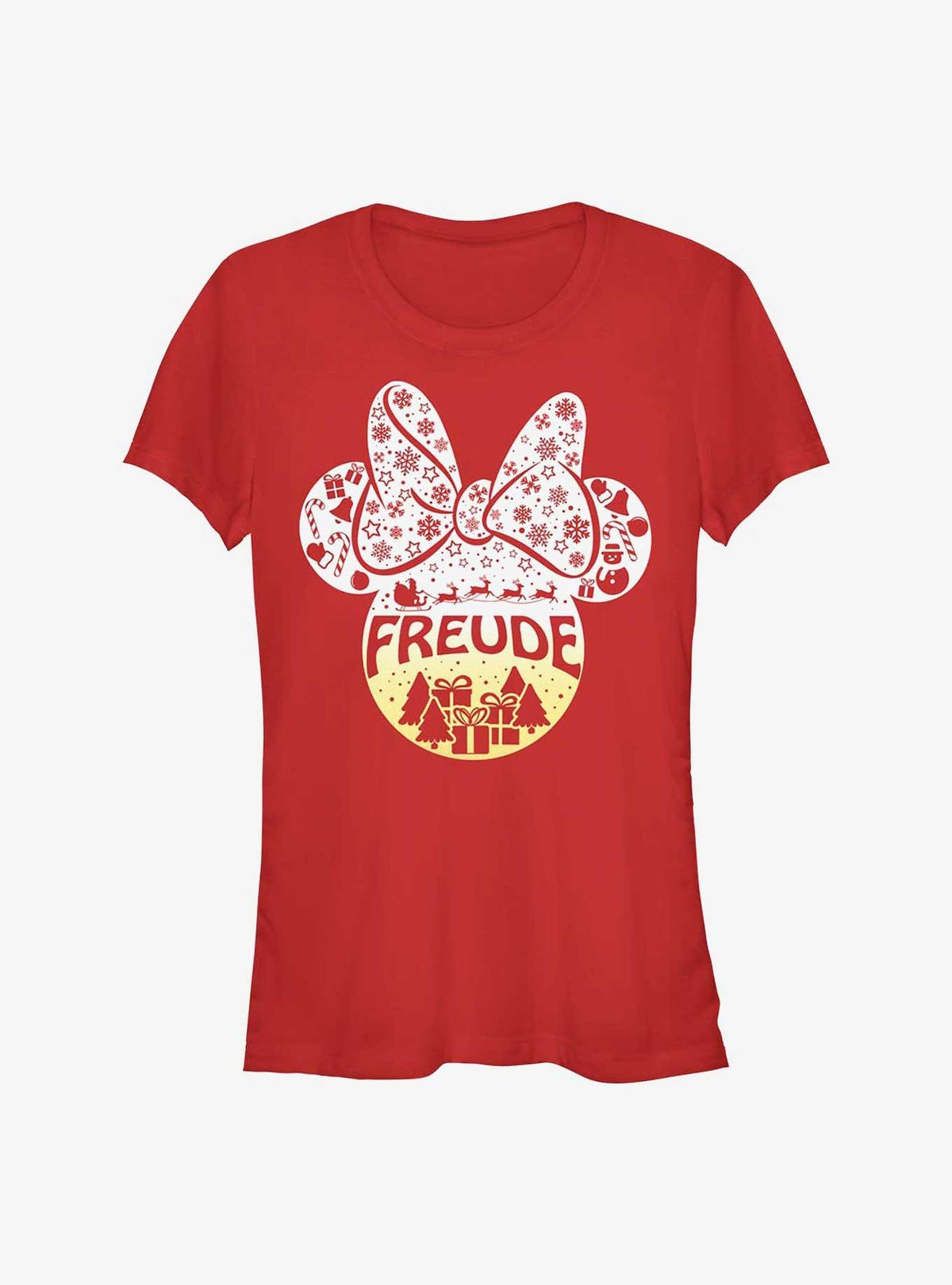 Disney Minnie Mouse Freude Joy in German Ears Girls T-Shirt