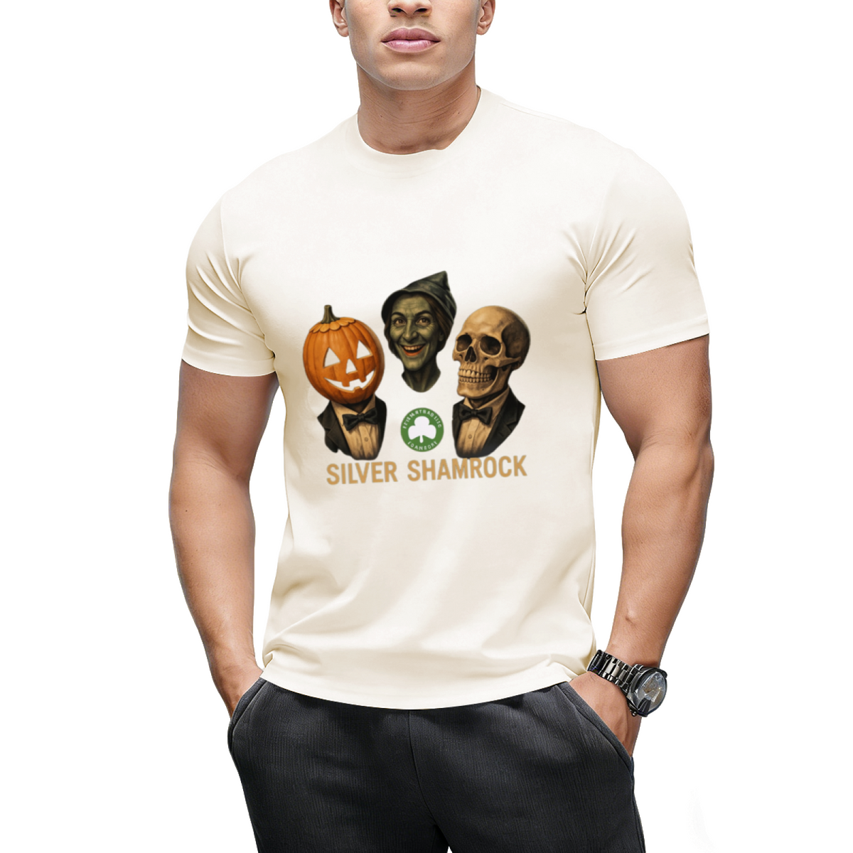 halloween 3 silver shamrock masks T-Shirt