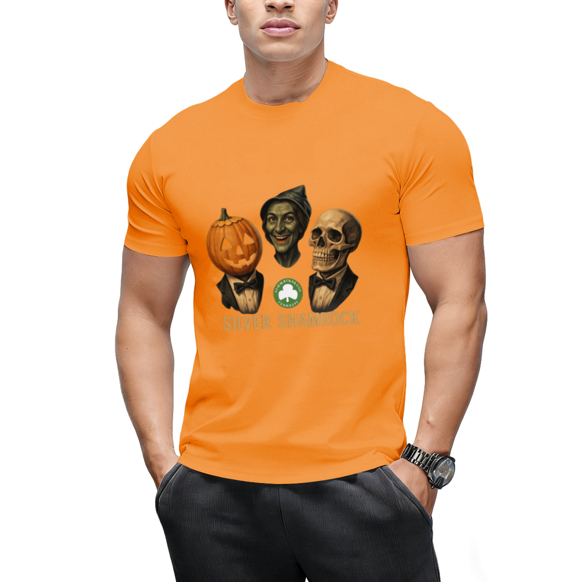 halloween 3 silver shamrock masks T-Shirt