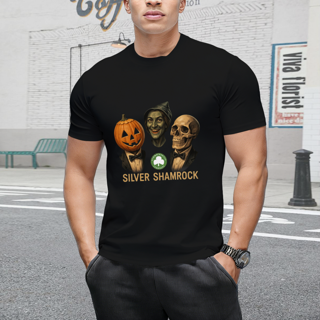 halloween 3 silver shamrock masks T-Shirt