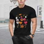 Flamingo Happy Halloween T-Shirt