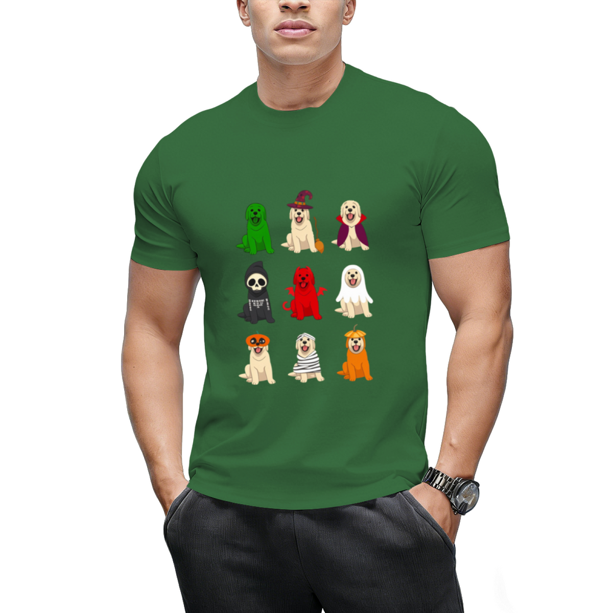 Golden Retrievers Halloween Funny Golden Retrievers Costume T-Shirt