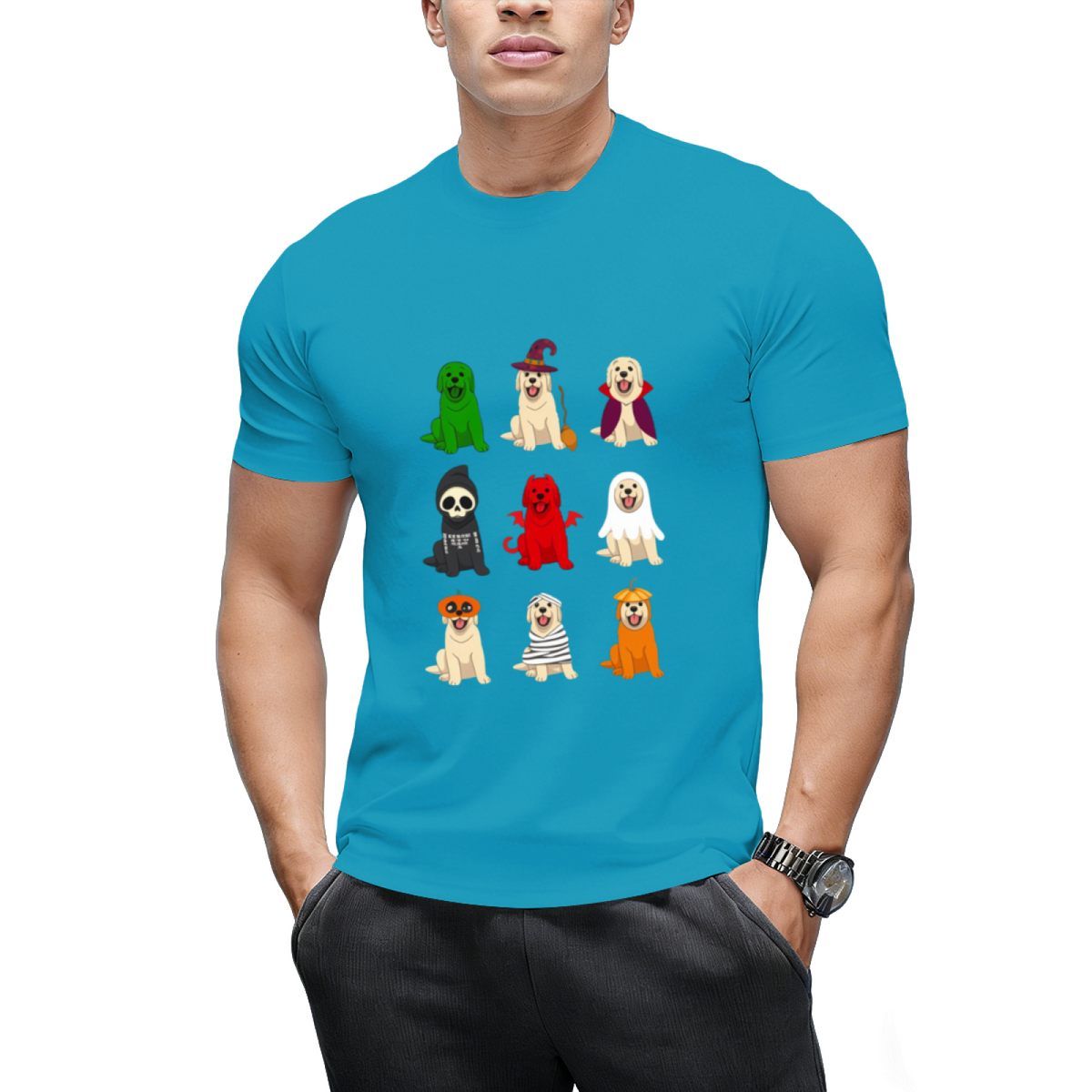 Golden Retrievers Halloween Funny Golden Retrievers Costume T-Shirt