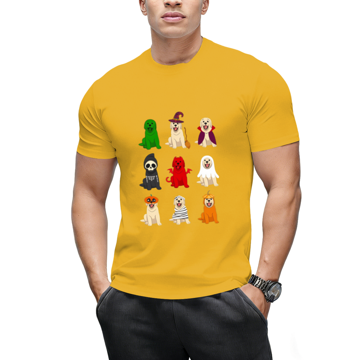 Golden Retrievers Halloween Funny Golden Retrievers Costume T-Shirt