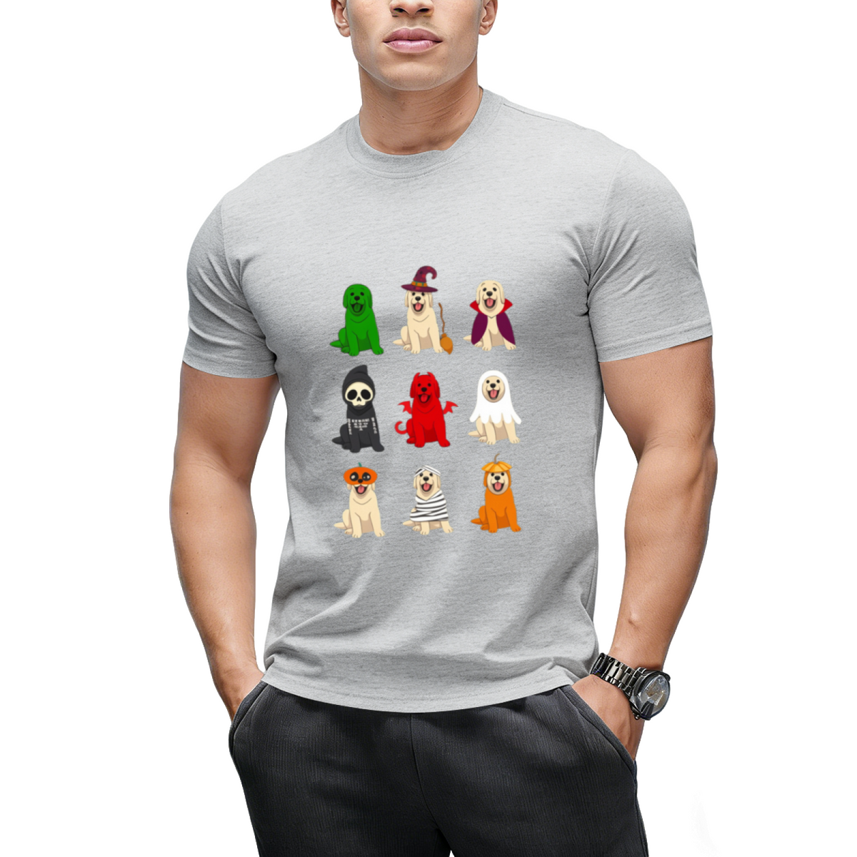 Golden Retrievers Halloween Funny Golden Retrievers Costume T-Shirt
