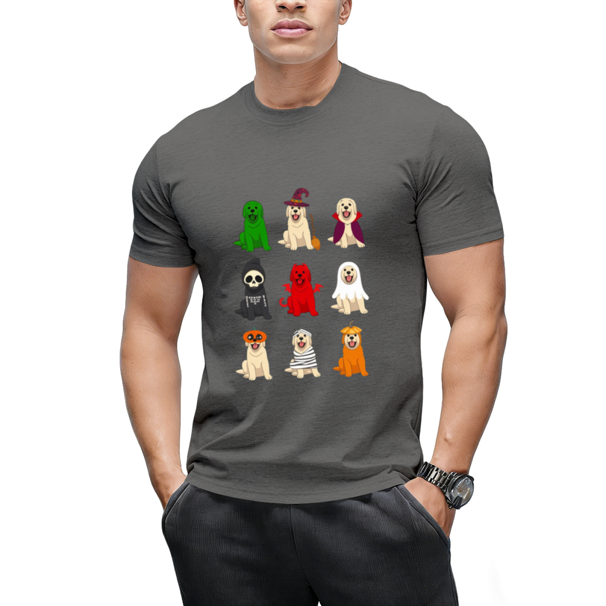 Golden Retrievers Halloween Funny Golden Retrievers Costume T-Shirt