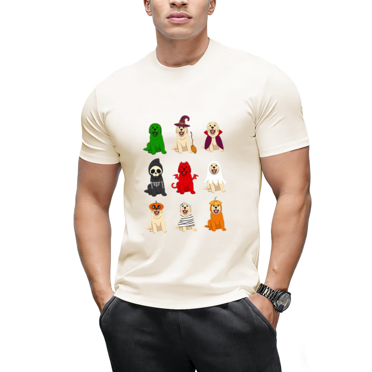 Golden Retrievers Halloween Funny Golden Retrievers Costume T-Shirt