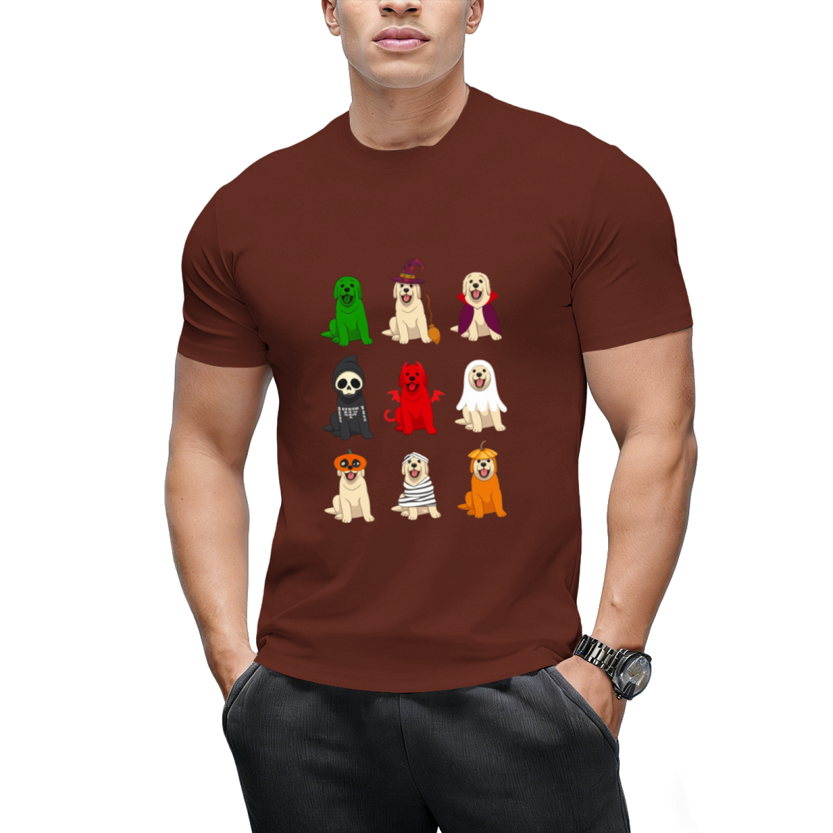 Golden Retrievers Halloween Funny Golden Retrievers Costume T-Shirt