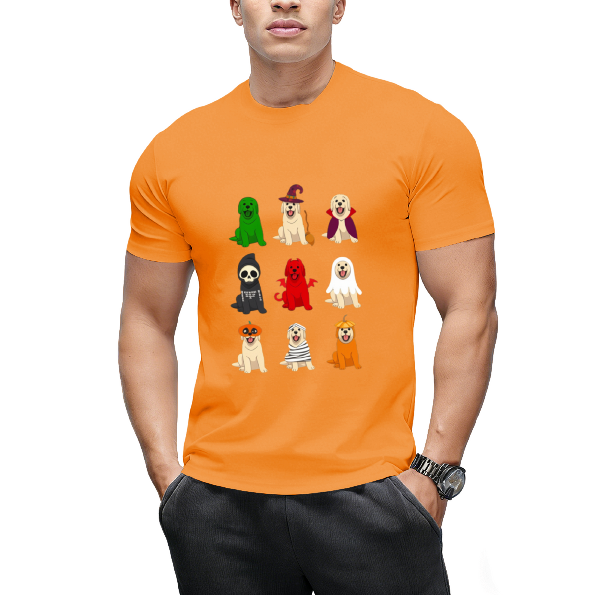 Golden Retrievers Halloween Funny Golden Retrievers Costume T-Shirt