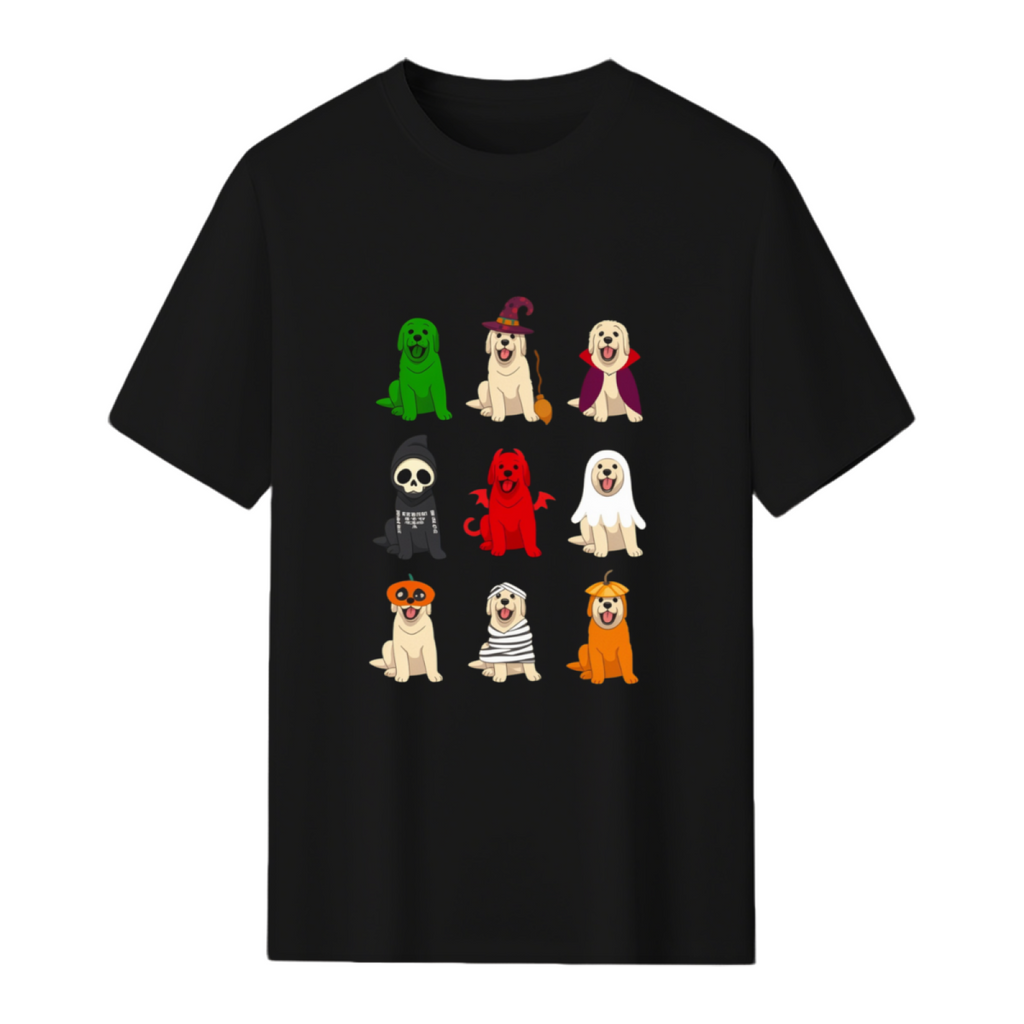 Golden Retrievers Halloween Funny Golden Retrievers Costume T-Shirt